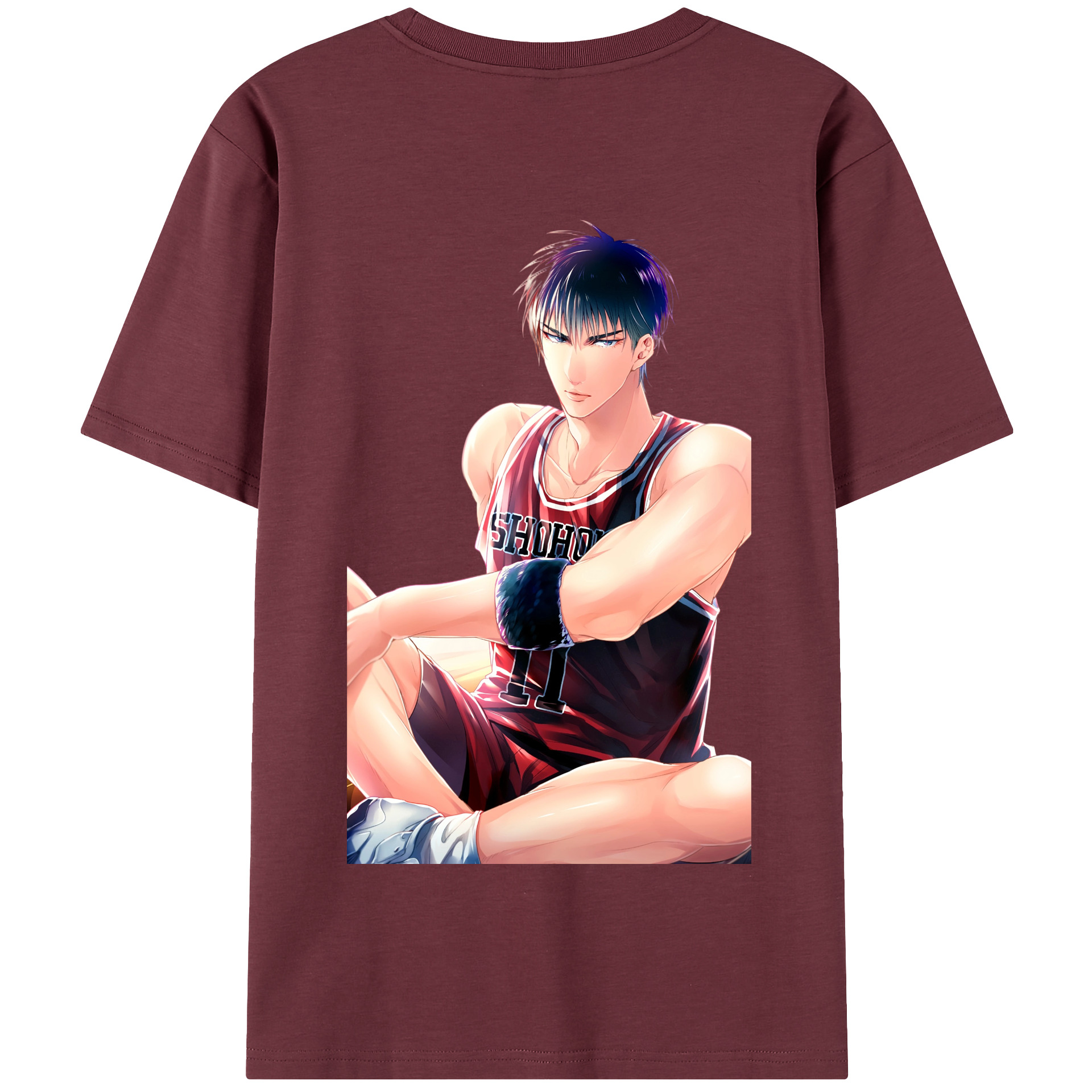 SLAM DUNK／スラムダンク 綿100％半袖Tシャツ（背面プリント）